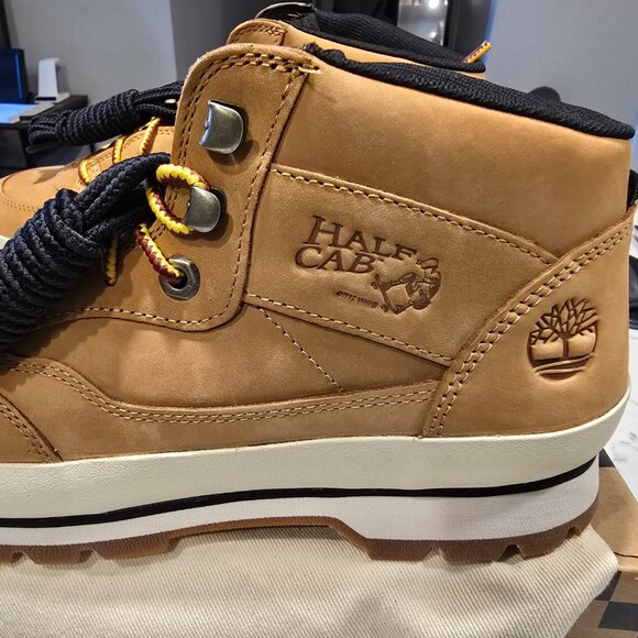 VANS x Timberland Boots Half Cab Hiker Wheat VN000CBNWEA Men’s US 10 NEW RARE - Picture 12 of 16